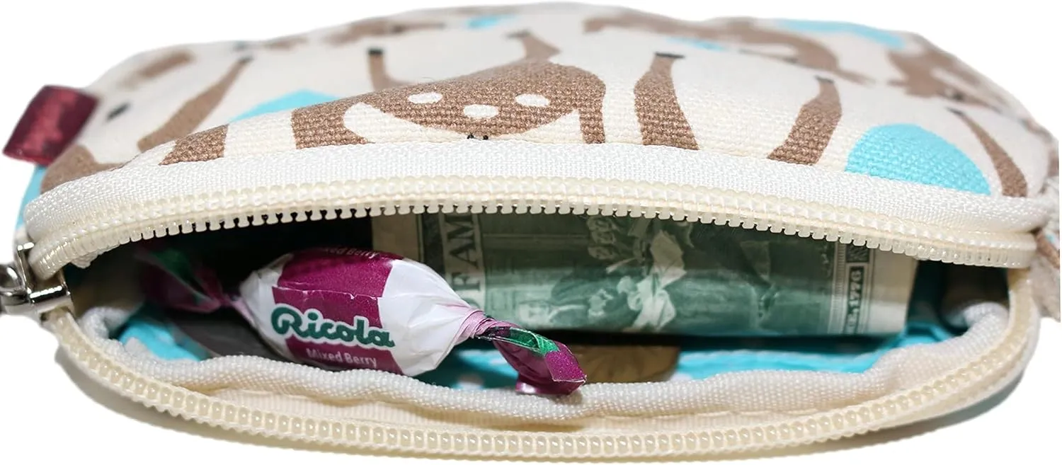 Bungalow 360 Canvas Clutch Coin Purse (Deer)