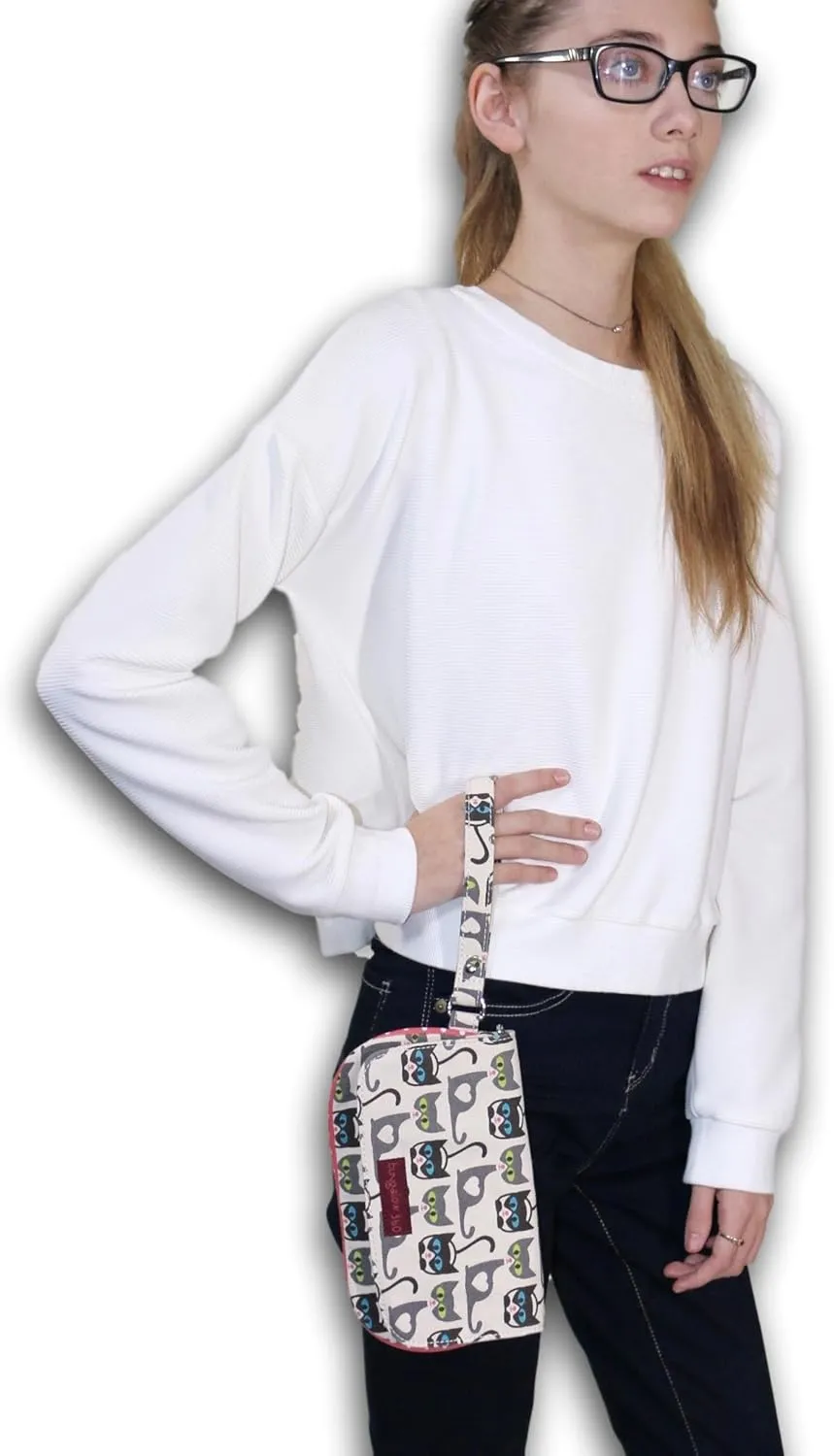 bungalow 360 Vegan Natural Canvas Wristlet