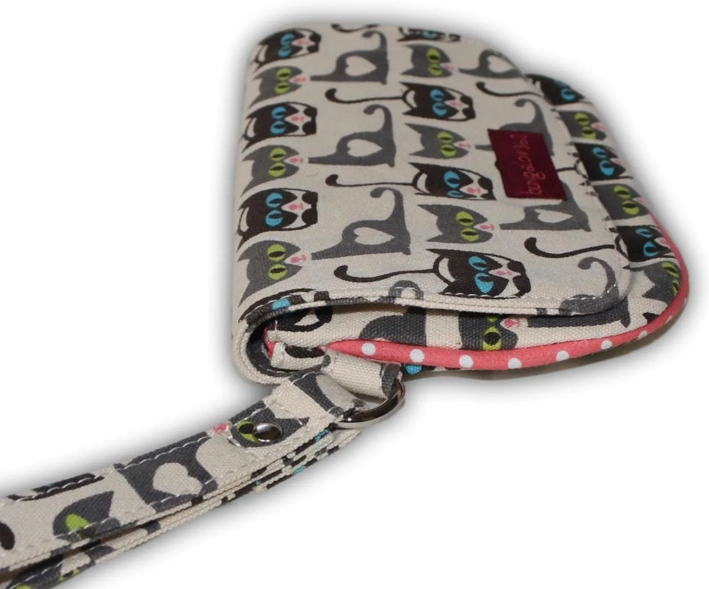 bungalow 360 Vegan Natural Canvas Wristlet