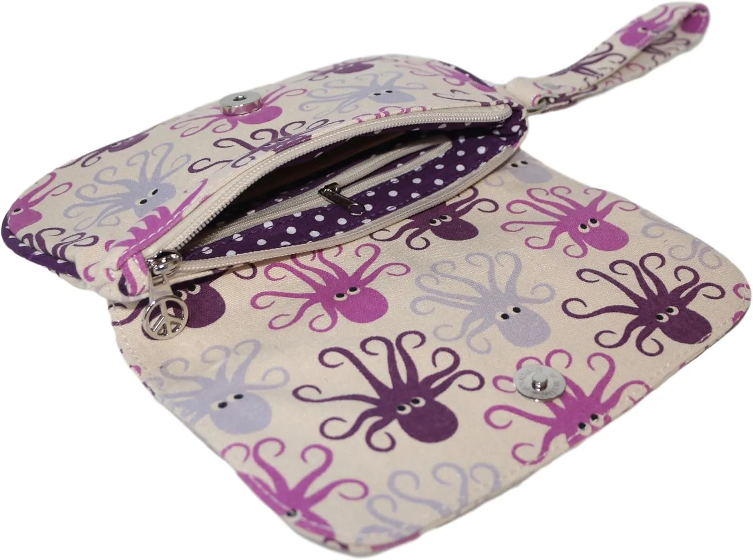 bungalow 360 Vegan Natural Canvas Wristlet