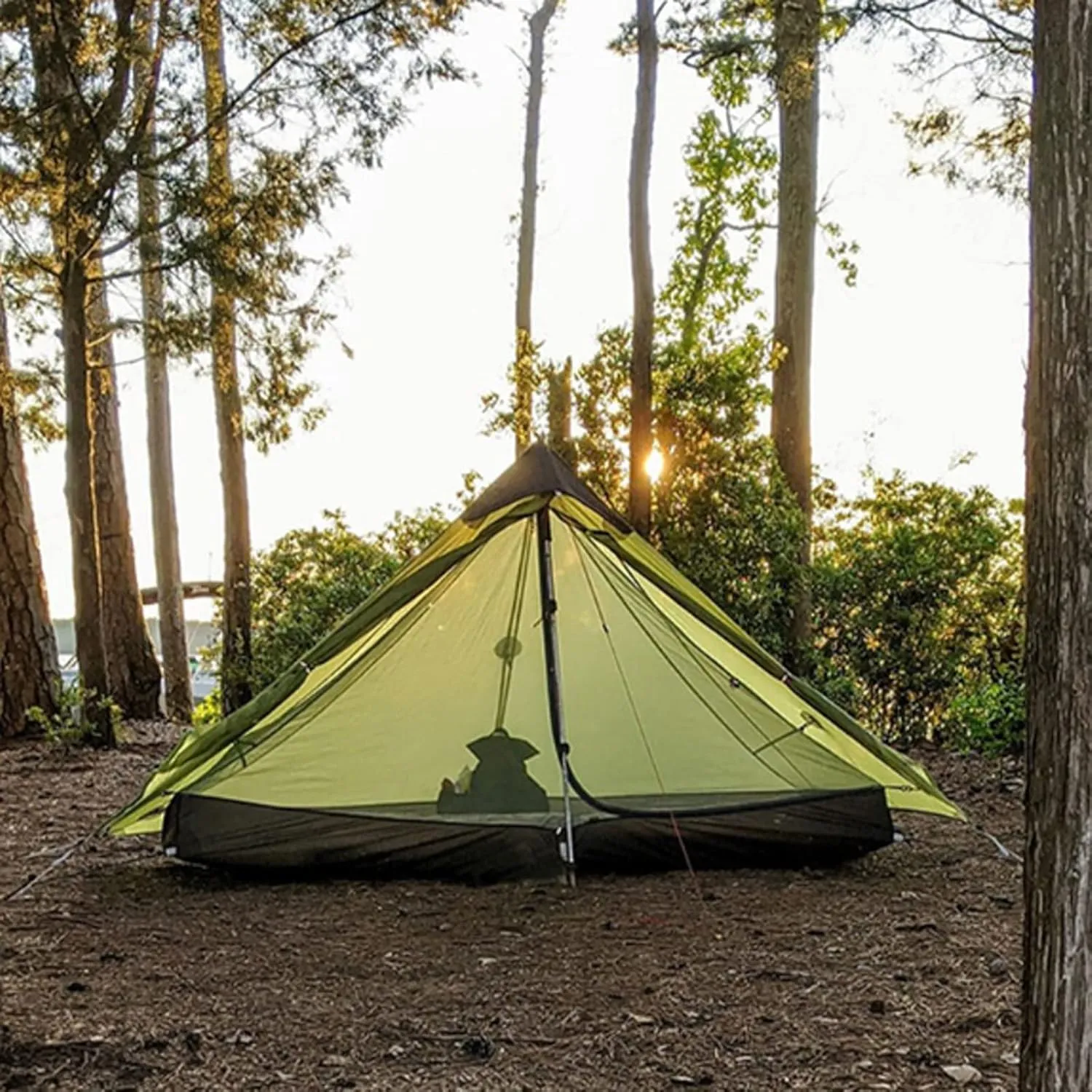 Camping Tent 2 Person 1 Person Outdoor Ultralight Camping Tent 3 Season 4 Season Professional 15D Silnylon Rodless Tent
