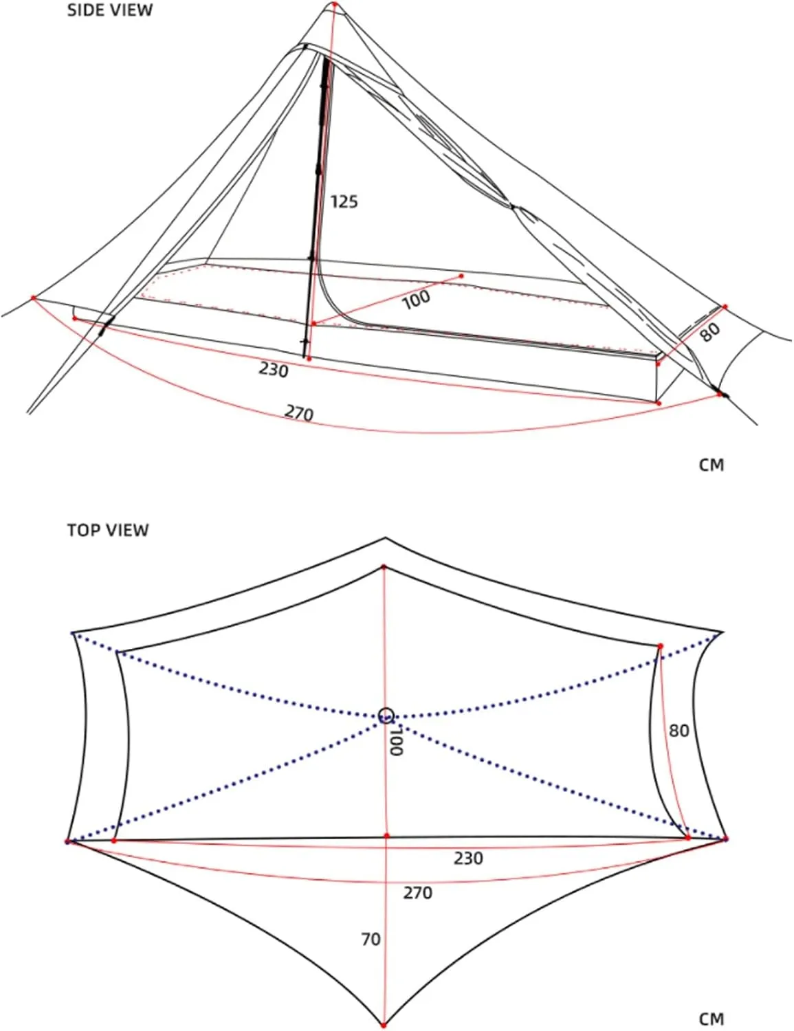Camping Tents,1 Pro Tent Outdoor 1 Person Ultralight Camping Tent 3 Season Professional 20d Rodless (Color : Green, Size : 3 Season)