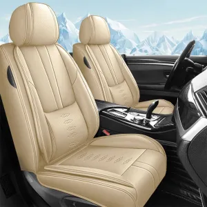 Car Seat Cover for Mercury Marauder 2003-2004,Waterproof Leather Seat Covers 2-Seats Standard,Car Interior Accessories with Airbag,Car Seat Protectors for Marauder(Beige)