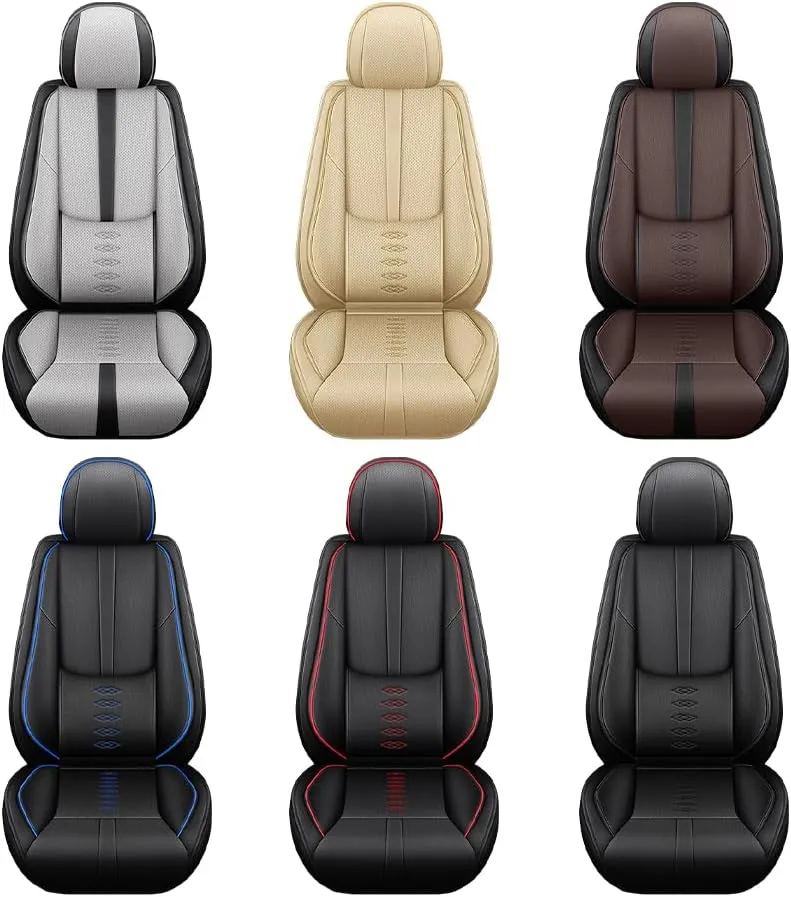 Car Seat Cover for Mercury Marauder 2003-2004,Waterproof Leather Seat Covers 2-Seats Standard,Car Interior Accessories with Airbag,Car Seat Protectors for Marauder(Beige)