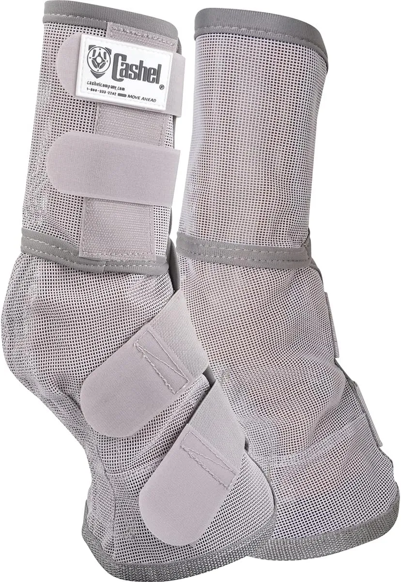Cashel Crusader Horse Fly Leg Guards Small Pony Grey