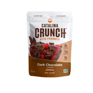 Catalena Craunch Dark Chocolate Keto Cereal (9Oz Bags) | Low Carb, Sugar Free, Gluten Free | Keto Snacks, Vegan, Plant Based | Breakfast Cereal'..