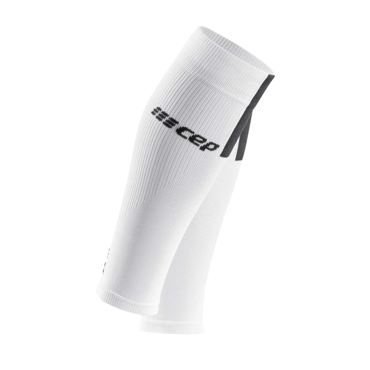 CEP The Run Calf Sleeves 3.0, White/Dark Grey, Men, V
