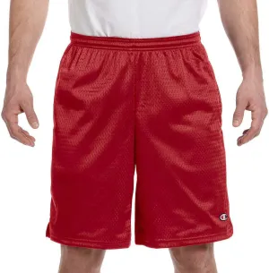 Champion Men's Big-Tall Mesh Short with Piping