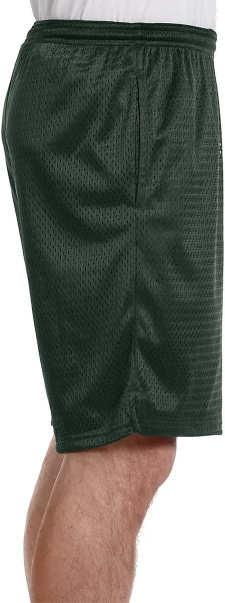 Champion Men's Big-Tall Mesh Short with Piping