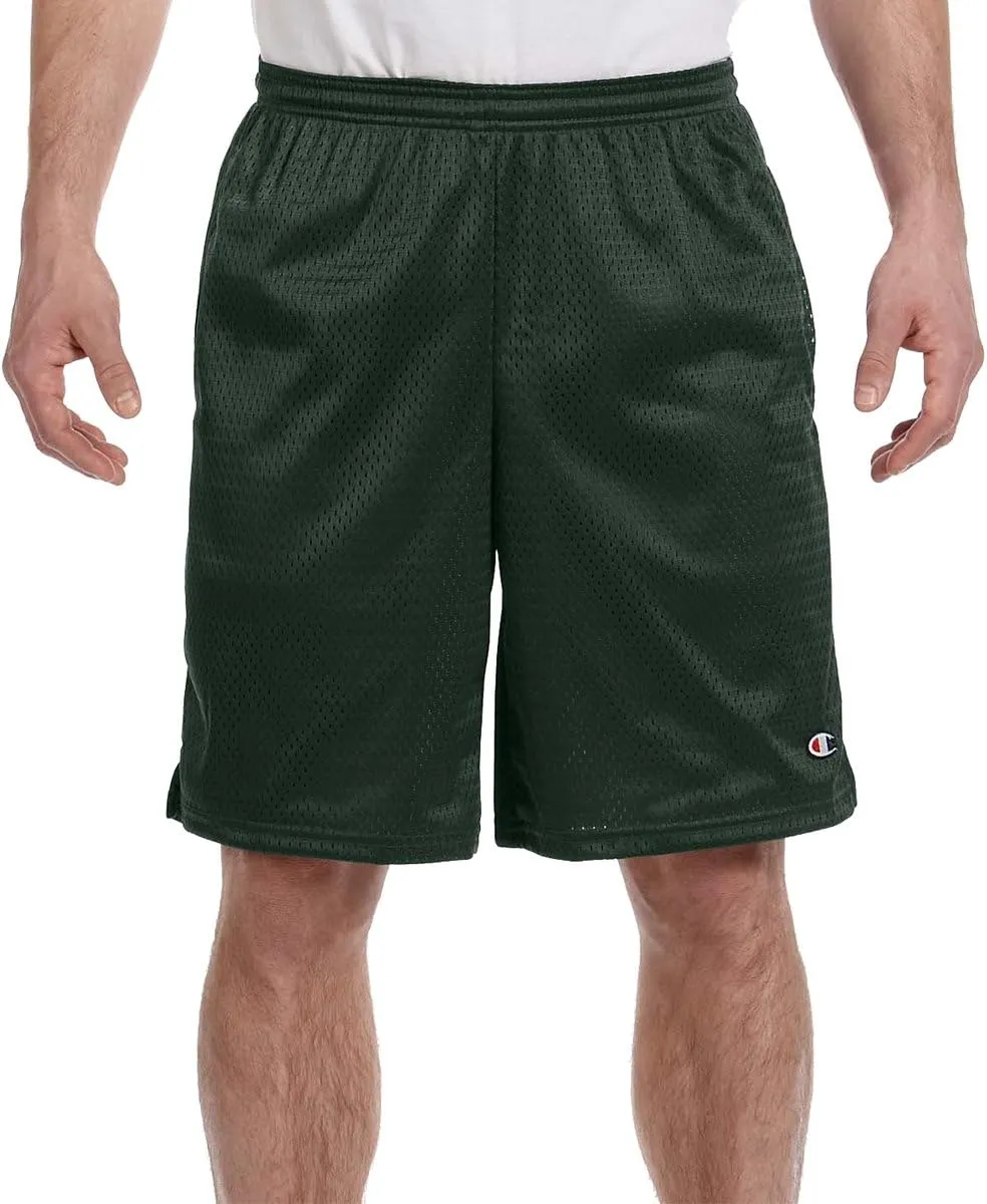 Champion Men's Big-Tall Mesh Short with Piping