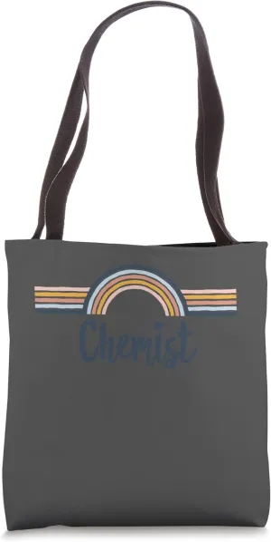 Chemist boho Rainbow Design, Cool Matching Chemist Team Tote Bag