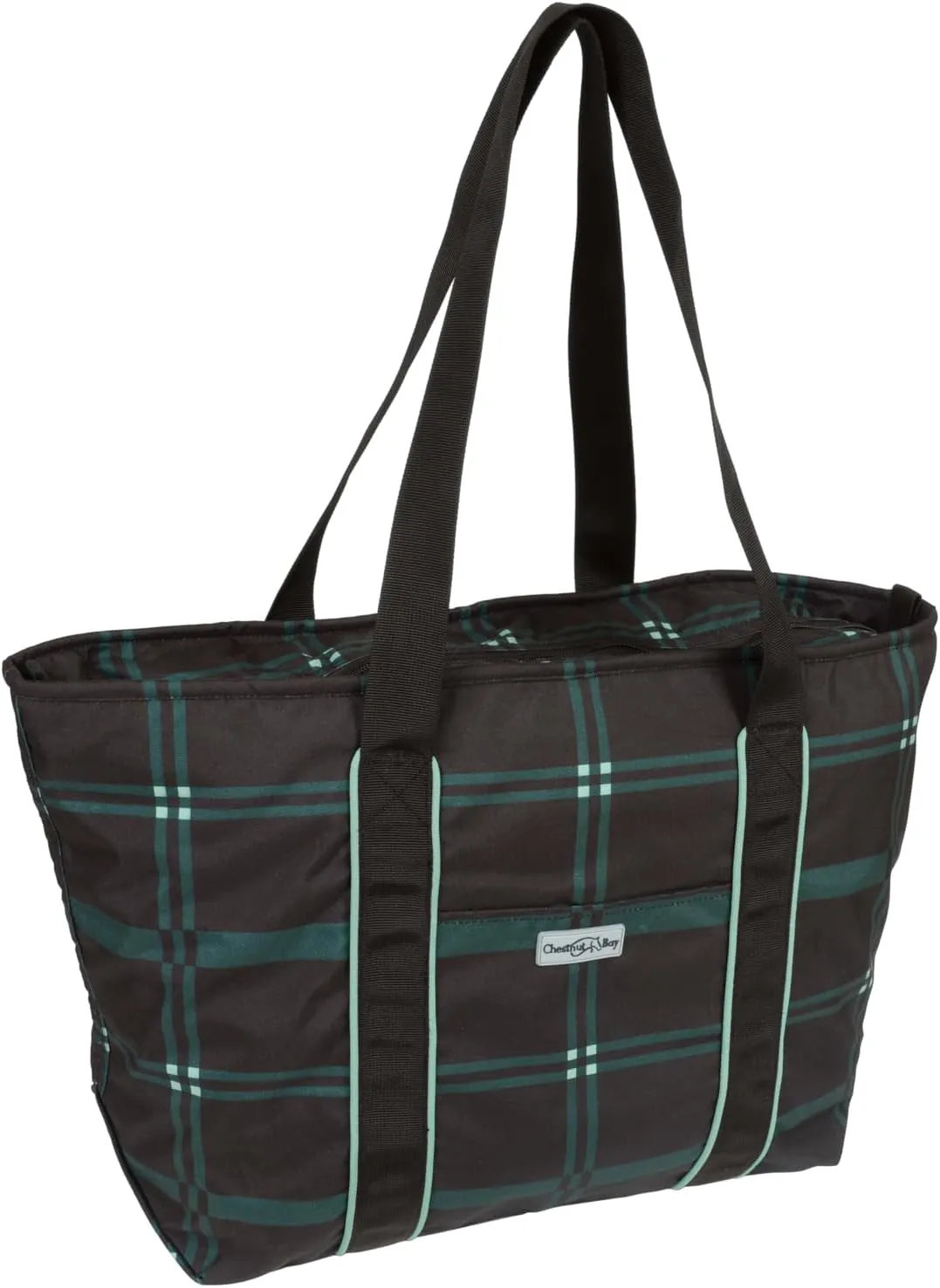 Chestnut Bay Travel Tote Bag (Hunter Plaid)
