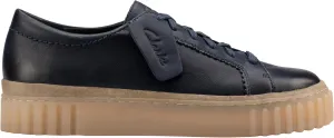 Clarks Women's Mayhill Walk Trainers, Navy leather, 9.5