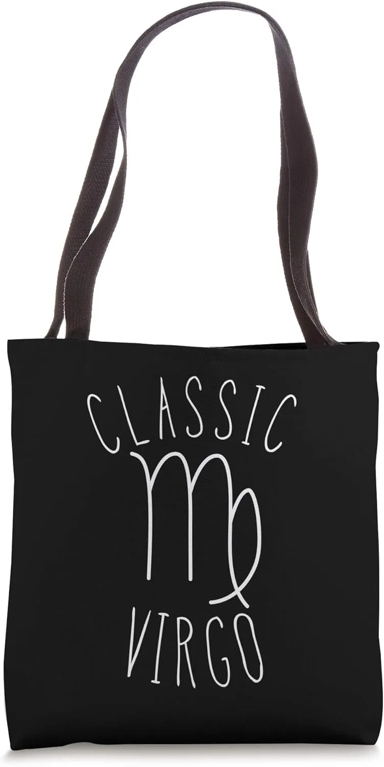 Classic Virgo Astrology Sign / Funny Virgo Birthday Month Tote Bag