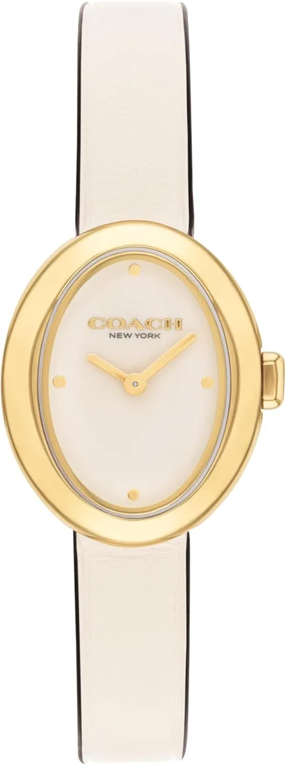 Coach Sammy Women's - 2H Quartz Watch - Calfskin Leather Strap - Water Resistant up to 3ATM/30 Meters - Gift for Her - Modern Design - Perfect for Everyday Wear - 22.5mm