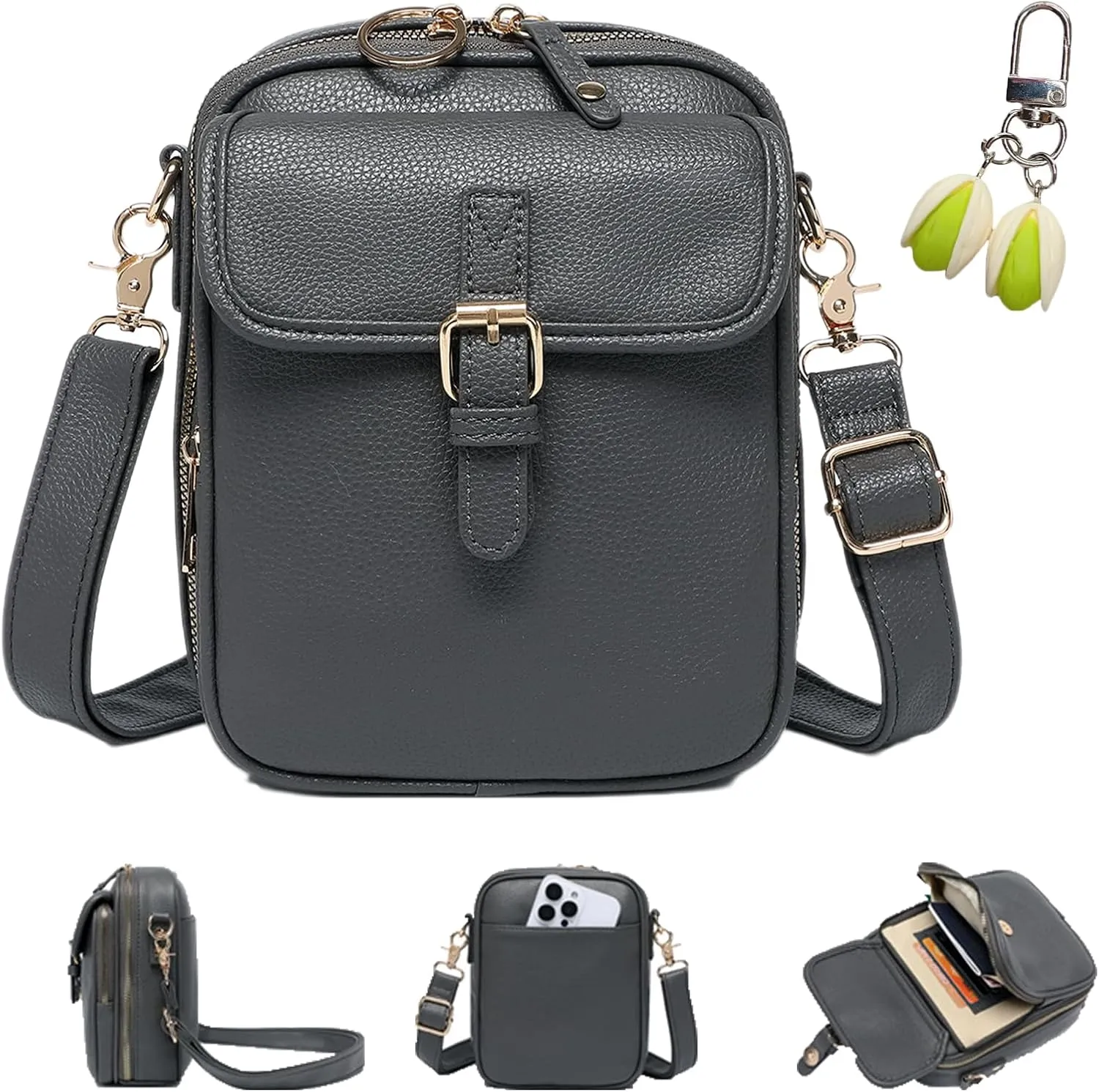 Collaboraten1 Crossbody Leather Bag, Collaborateam Urvashi & Tojoyride Anti Theft Shoulder Bags for Women