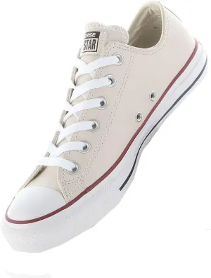 Converse Chuck Taylor All Star Lo Top Parchment Leather Mens 8.5/ Womens 10.5