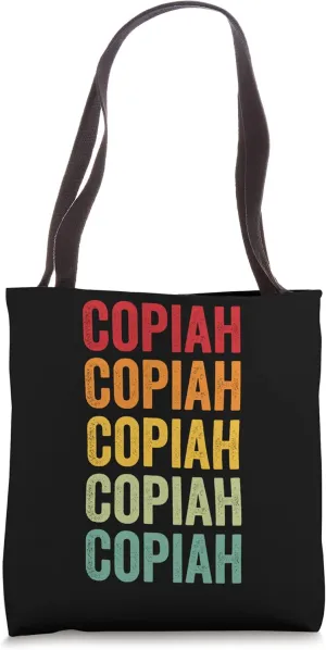 Copiah County, Mississippi, Rainbow Text Design Tote Bag