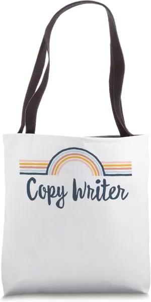Copy Writer boho Rainbow, Cool Matching Copy Writer Tote Bag