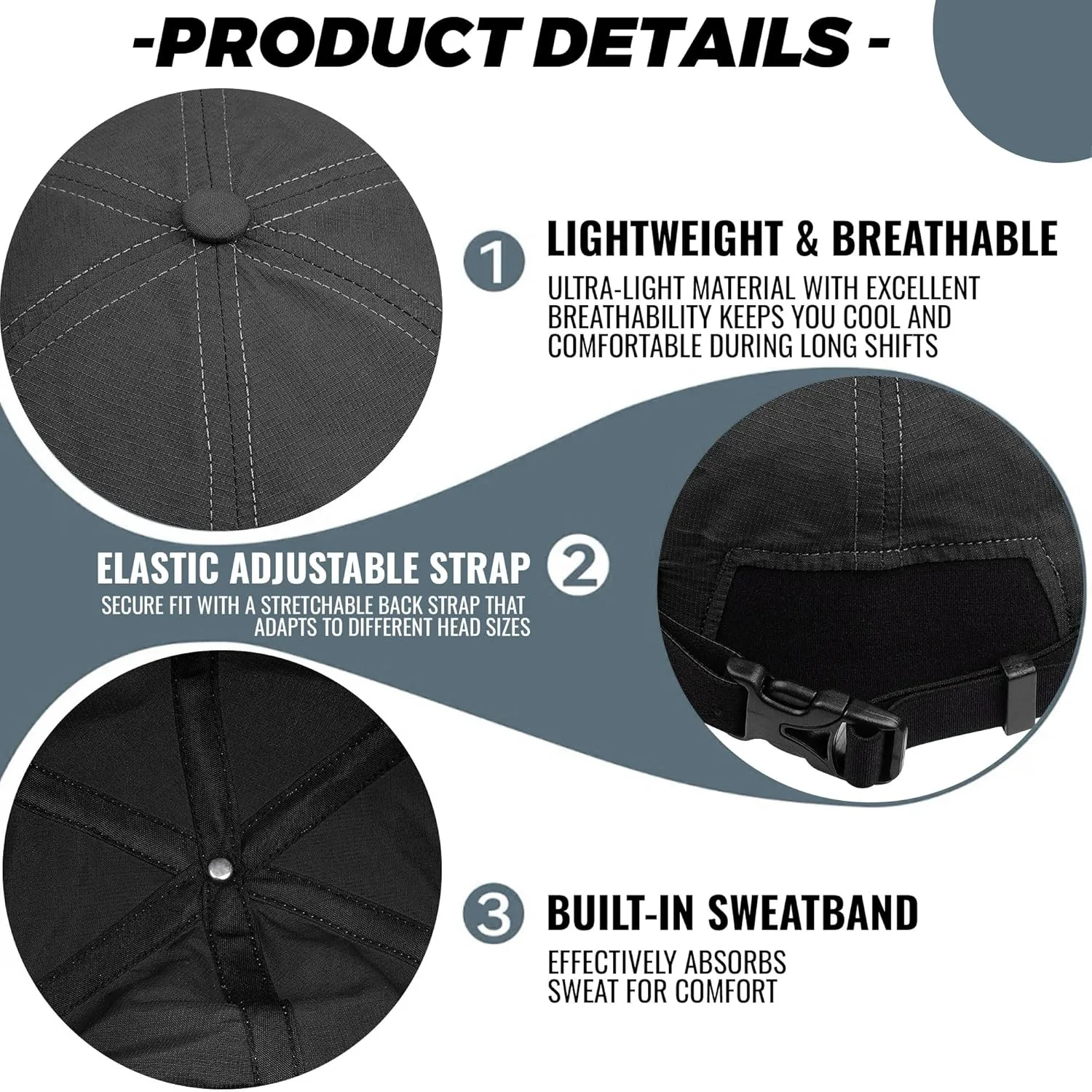 Croogo Quick Dry Brimless Hat Lightweight Daily Beanie Mesh Beanie Docker Cap Sailor Rolled Cuff Harbour Hat Casual Skullcap