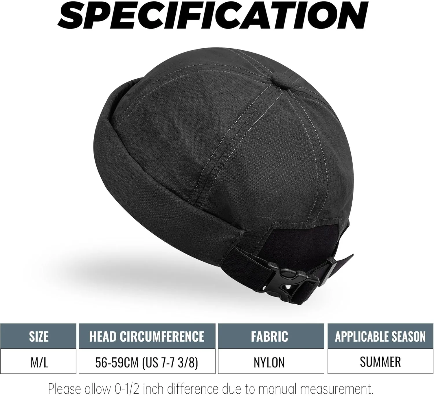 Croogo Quick Dry Brimless Hat Lightweight Daily Beanie Mesh Beanie Docker Cap Sailor Rolled Cuff Harbour Hat Casual Skullcap