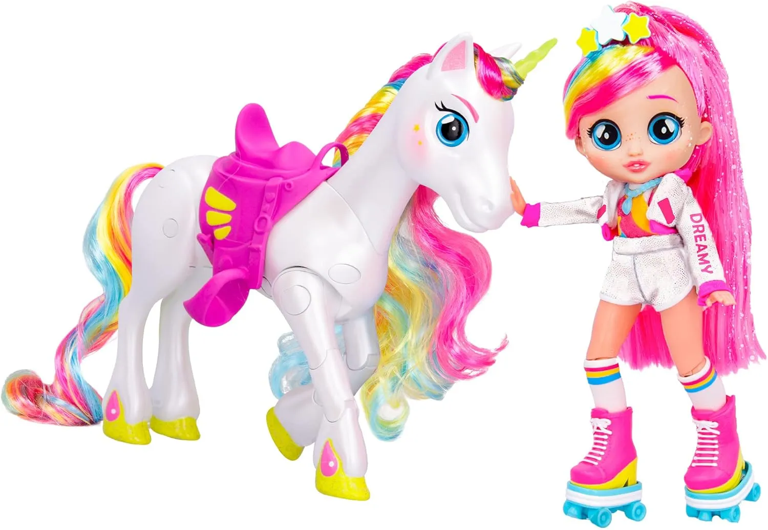 Cry Babies BFF Dreamy & Rym - Fashion Doll with 9  Surprises Including Outfit and Accessories for Fashion Toy, Girls and Boys Ages 5 and Up, 7.8 Inch Doll, Multicolor