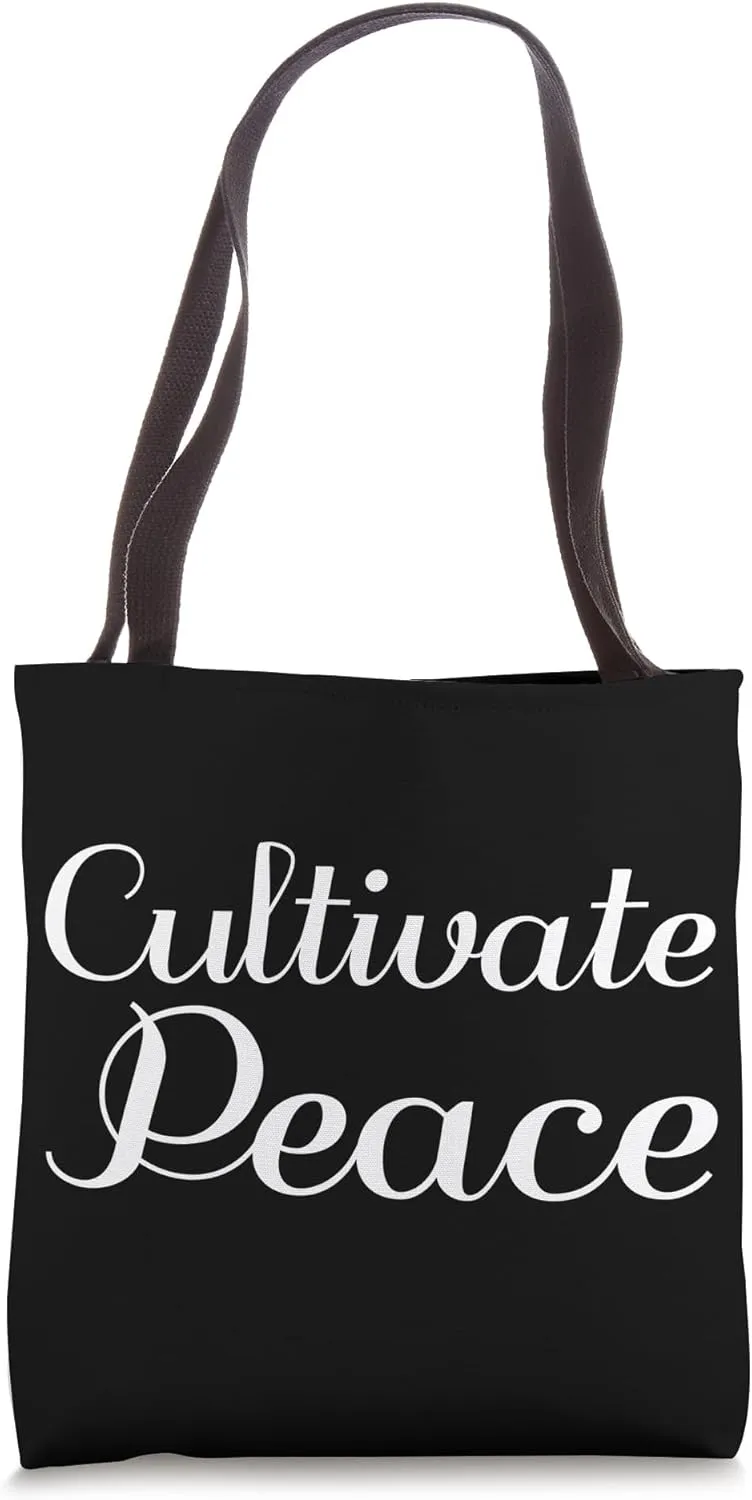 Cultivate Peace - Suicide Prevention Awareness Tote Bag