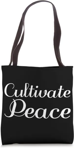 Cultivate Peace - Suicide Prevention Awareness Tote Bag