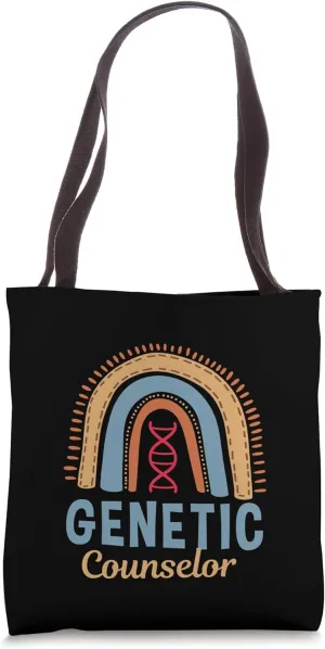 Cute Genetic Counselor Rainbow Family Genetics Consultant Tote Bag