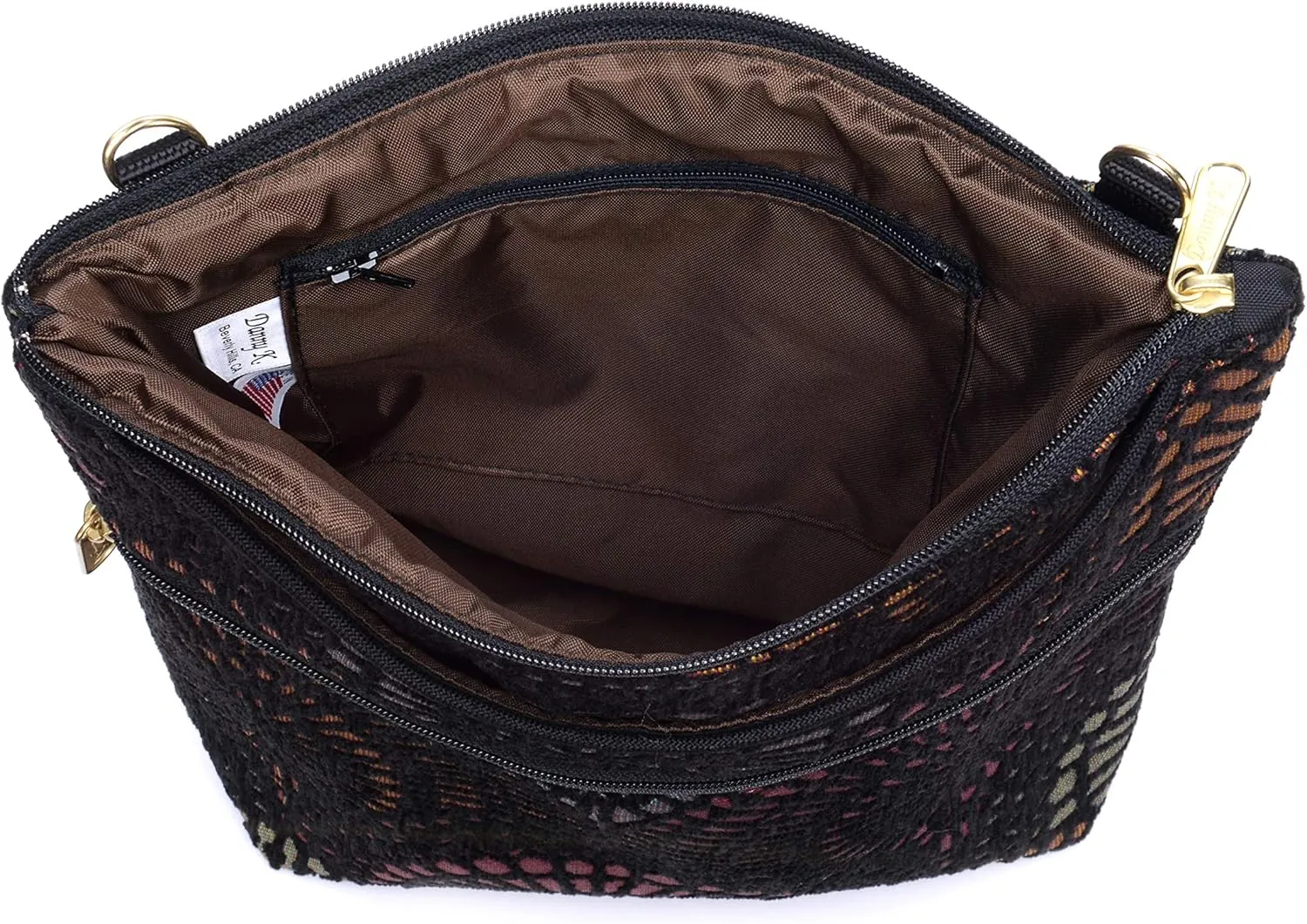 Danny K. Women's Tapestry Bag Crossbody Handbag, Maggie Purse Handmade in the USA