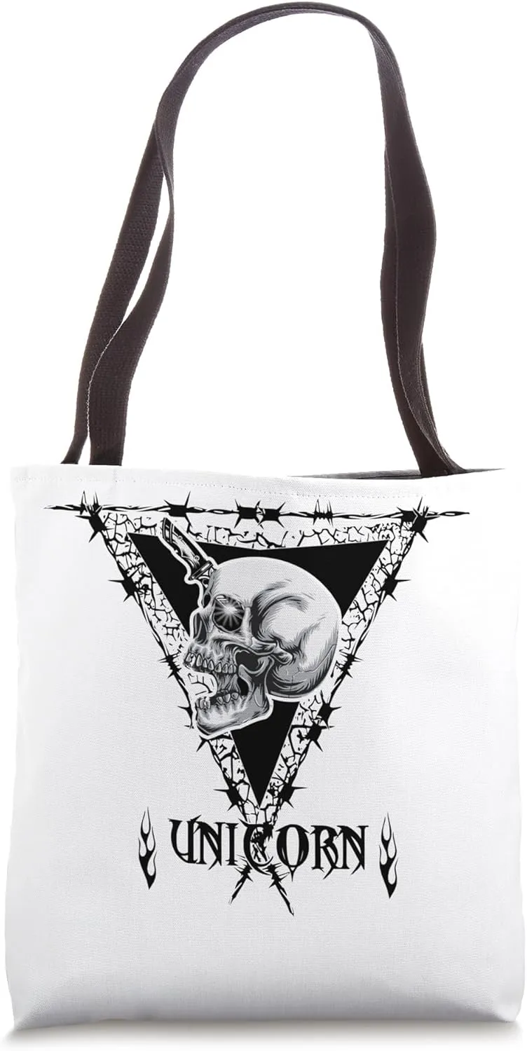 Deadly Unicorn Tote Bag