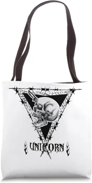 Deadly Unicorn Tote Bag