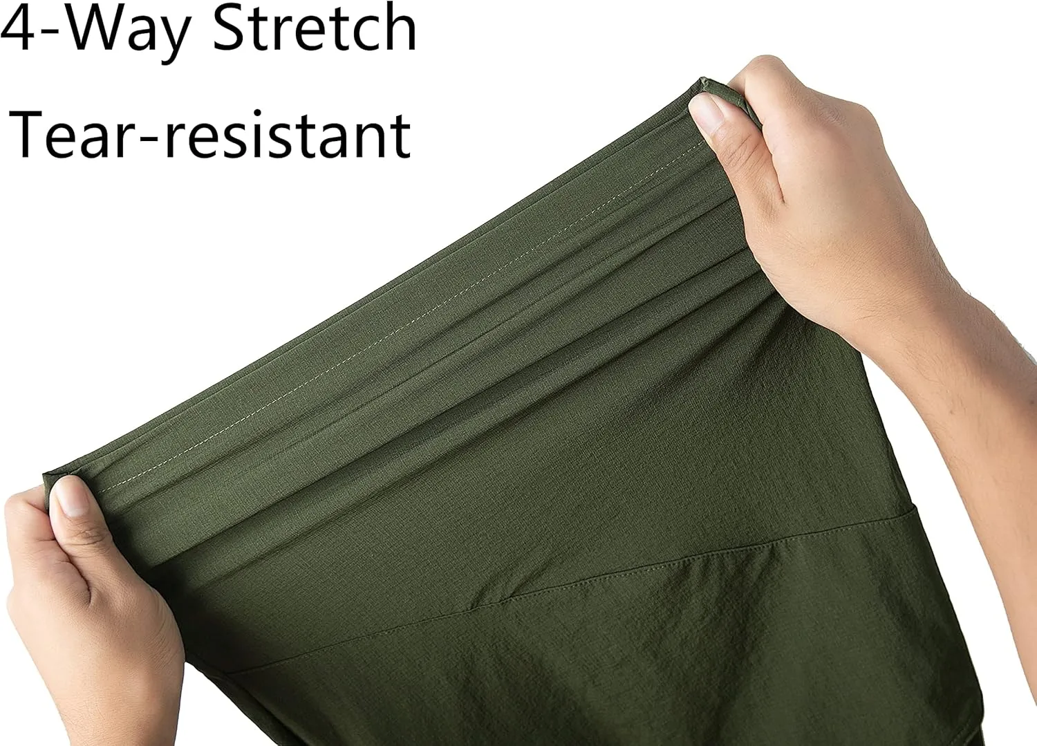 Derminpro Men's Quick Dry Stretch Water Resistant Golf Hiking Shorts with Multi Pockets