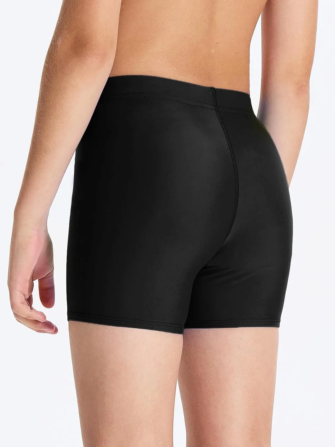DEVOROPA Youth Boys Swim Shorts Square Leg Swimsuit Nylon Swimming Boxer Brief UPF 50 