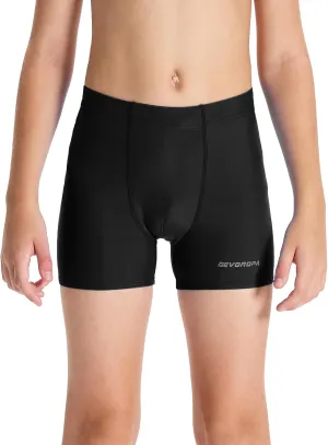 DEVOROPA Youth Boys Swim Shorts Square Leg Swimsuit Nylon Swimming Boxer Brief UPF 50 