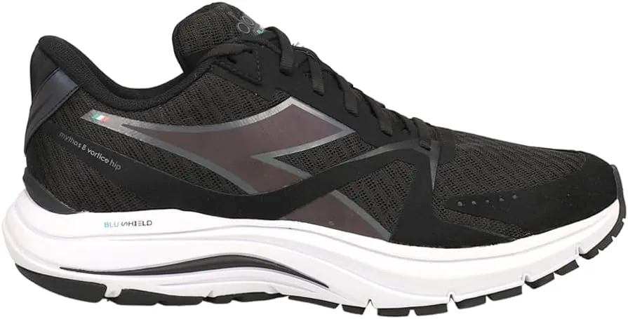 Diadora Mens Mythos Blushield 8 Vortice Hip Running Sneakers Shoes - Black - Size 14 M