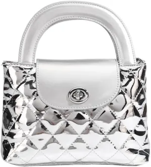 Diamond pattern patent leather handbag small square bag chain bag ladies commuting shoulder messenger bag