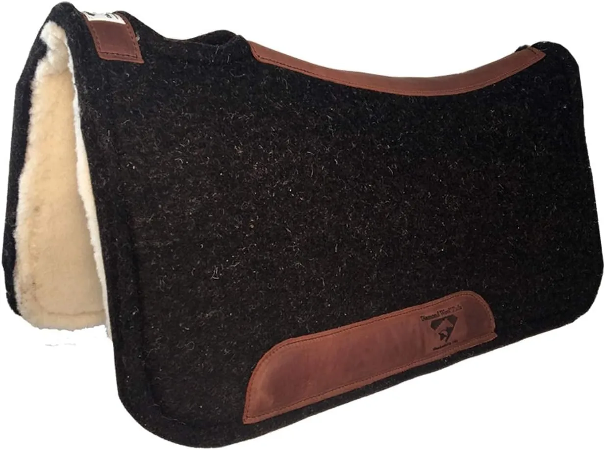 Diamond Wool Pad Company 1 in. Felt with a Merino Wool Fleece Bottom 32 x 32 32X32