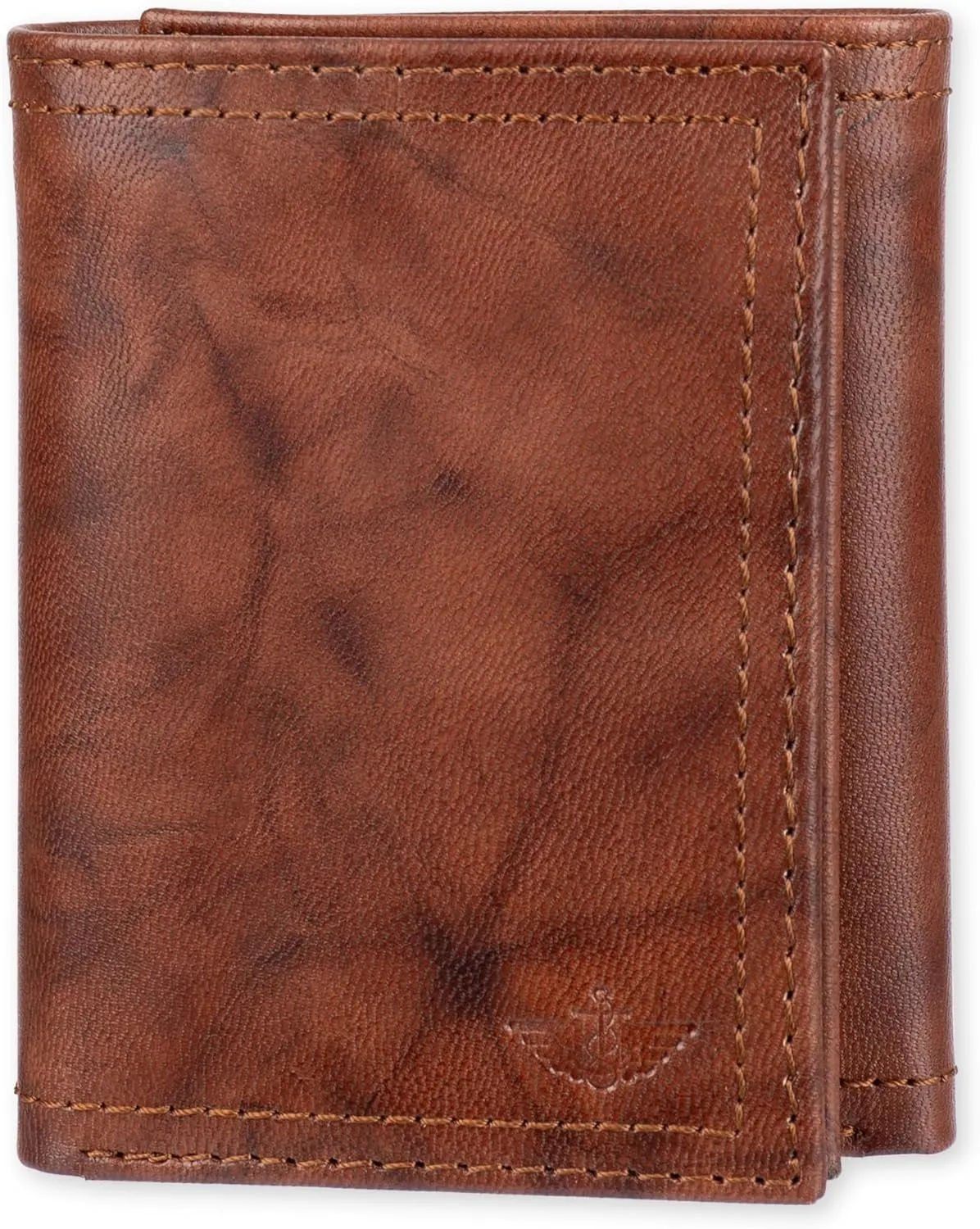 Dockers Men's Extra Capacity Slim Profile Trifold Wallet with Multiple Card Slots and ID Window