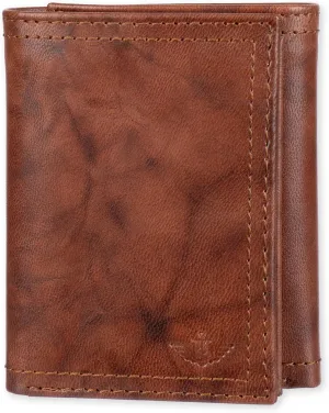 Dockers Men's Extra Capacity Slim Profile Trifold Wallet with Multiple Card Slots and ID Window