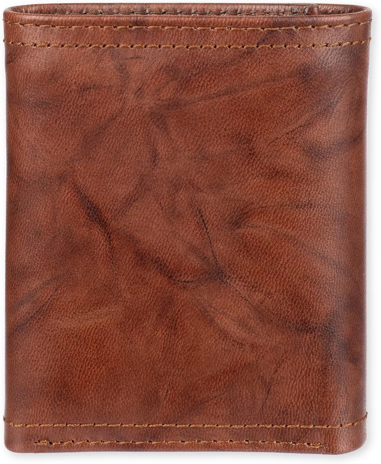 Dockers Men's Extra Capacity Slim Profile Trifold Wallet with Multiple Card Slots and ID Window