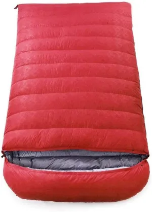 Double Sleeping Bag, Waterproof Lightweight 2 Person Adults Sleeping Bag for Camping, Backpacking, Hiking, with Carrying Bag