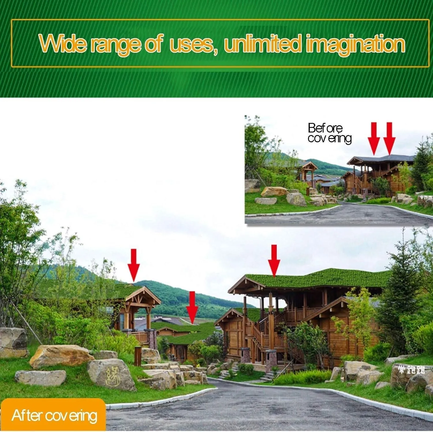 Double Thickened Camouflage Mesh Outdoor Mountain Green Cover Shade Mesh Woodland Camping Hidden Party(4 * 5m(13.12 * 16.4ft))