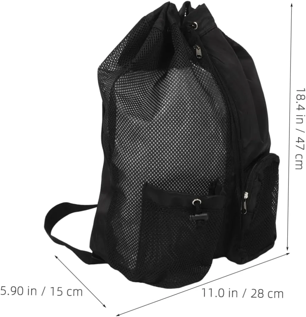 Draw Swimming Bag Back Draw Back Beach Bag Back Swim Back Mesh Swim Equipment Beach Bag Back Beach Bag