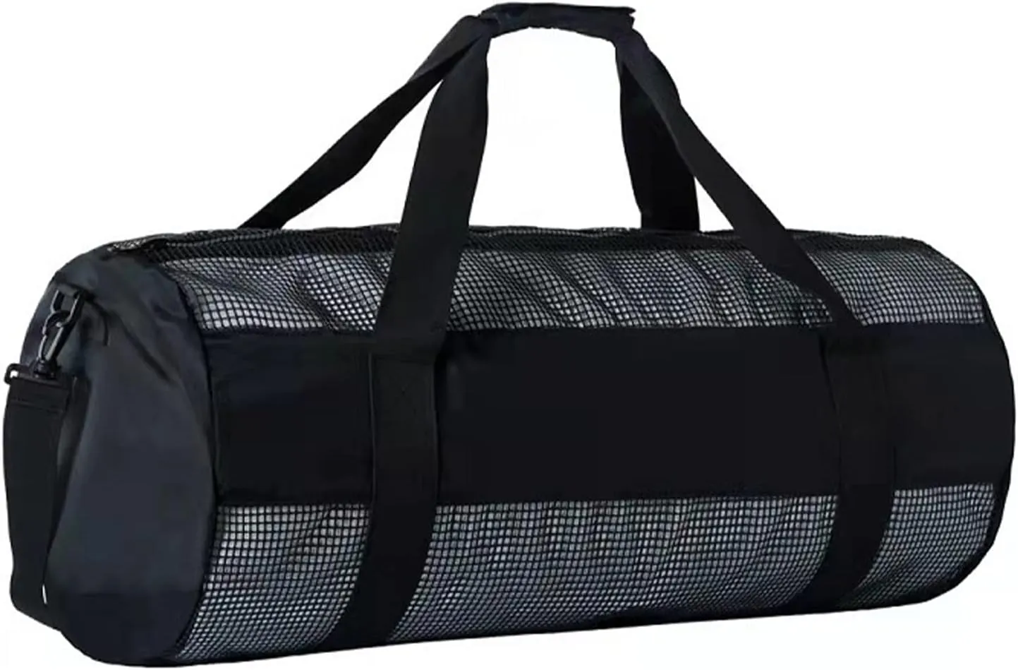 Dual Zipper Oversize Duffle Storage Bag Sports Outdoor Diving Case with Strap for Snorkeling Mask, Snorkel Tube, Fins, Swimsuit