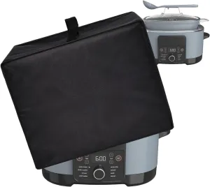 Dust Cover for 8.5 Quart Slow Cookers Heavy Duty Waterproof Dust Multi-Cooker Cover Case Compatible with Ninja MC1001 Foodi PossibleCooker PRO 8.5 Quart Multi-Cooker (Black)