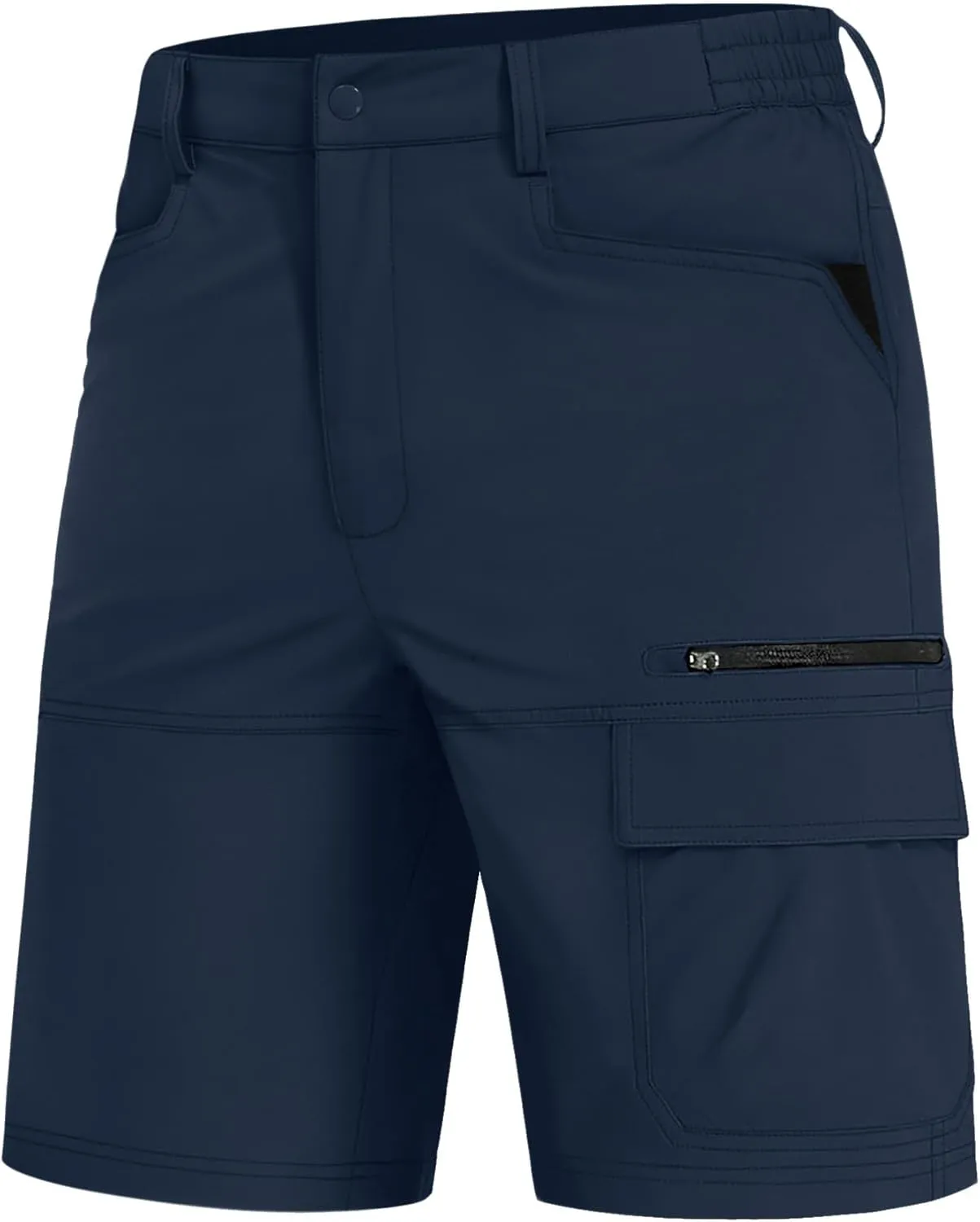 EKLENTSON Mens Outdoor Hiking Shorts Lightweight Quick Dry Casual Cargo Shorts Water Resistant with Pockets 10" Inseam