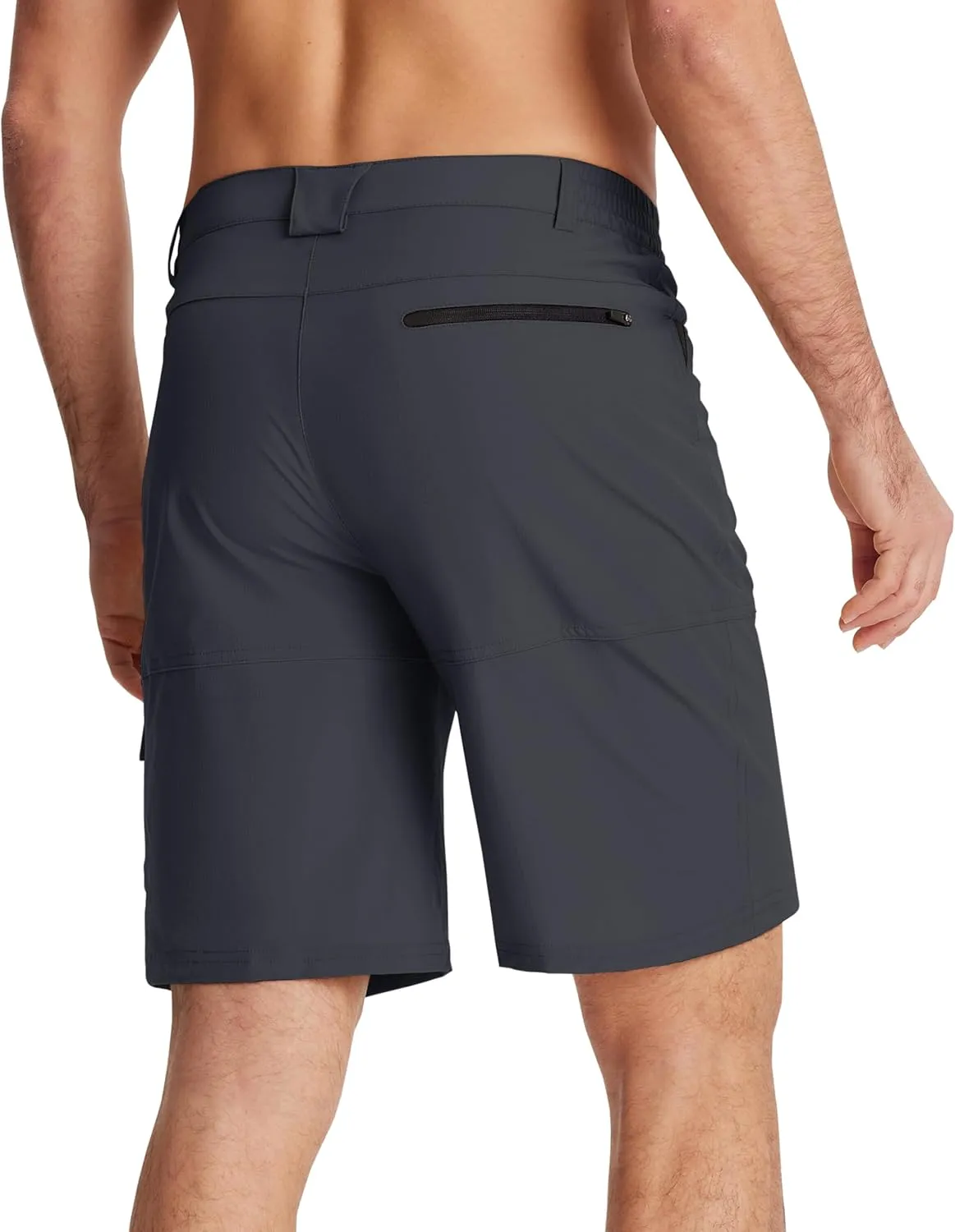 EKLENTSON Mens Outdoor Hiking Shorts Lightweight Quick Dry Casual Cargo Shorts Water Resistant with Pockets 10" Inseam