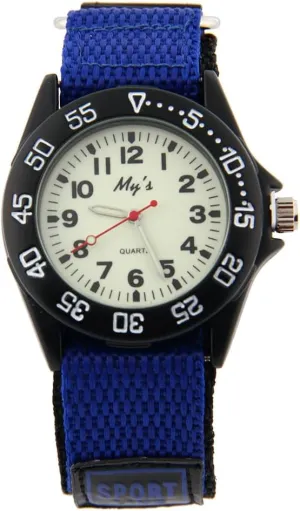 ele ELEOPTION Sport Watch for Men Women Analog Quartz Watch Luminous Military Nylon Strap Hook Loop Wrist Watch Unisex for Teenagers/Students/Adult