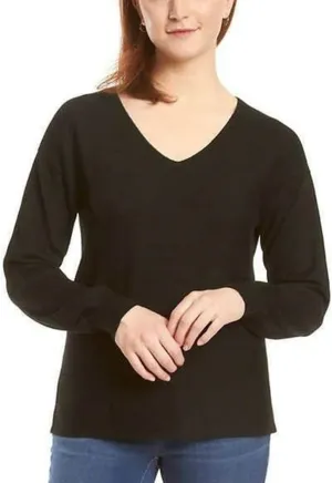 Ella Moss Ladies' Ribbed V-Neck Sweater